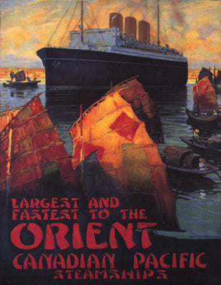 Orient - Canadian Pacific by Anon Wall Art Décor 16 1/2 x 11 1/2 Art Print