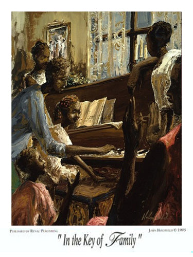 In the Key of Family by John Holyfield Wall Art Décor 24 x 18 Art Print