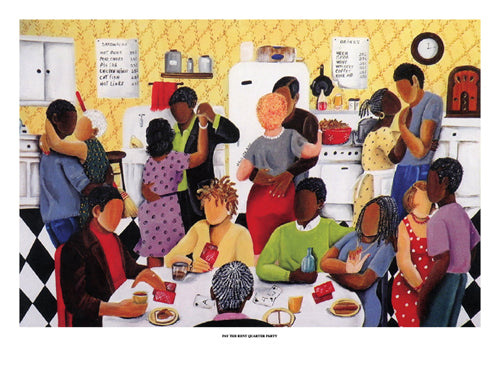 Pay the Rent Quarter Party by Annie Lee Wall Art Décor 19 x 26 Art Print