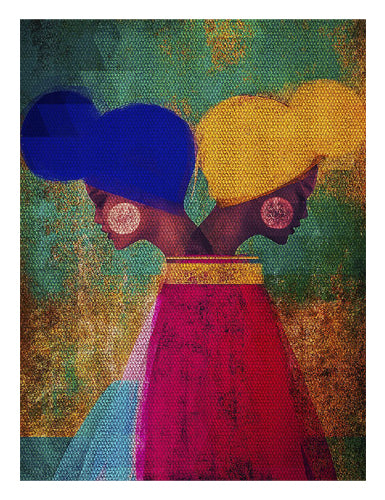 Easy Ease Vibrant by Erin K. Robinson Wall Art Décor 26 x 20 Art Print