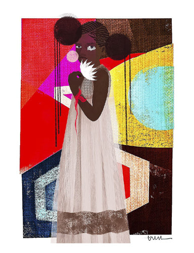 Marché by Erin K. Robinson Wall Art Décor 26 x 20 Art Print