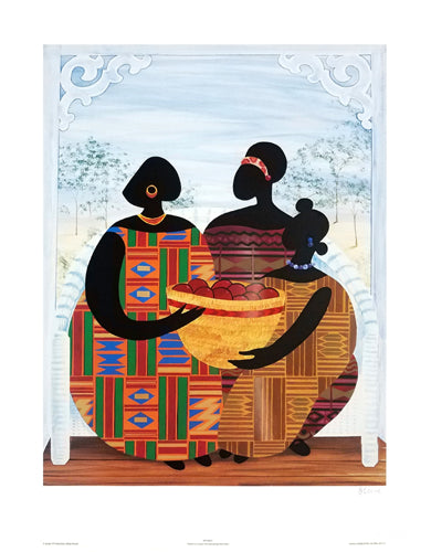 Apple Basket by Bryan Greene Wall Art Décor 24 ¾ x 19 ½ Art Print