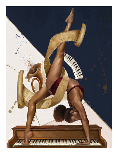 Fluency by Salaam Muhammad Wall Art Décor 26 x 20 Art Print