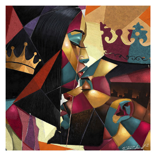 Close Corners by Salaam Muhammad Wall Art Décor 28 x 28 Art Print