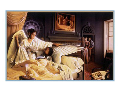 Angel of Hope and Healing by Edward Clay Wright Wall Art Décor 22 x 28 Art Print