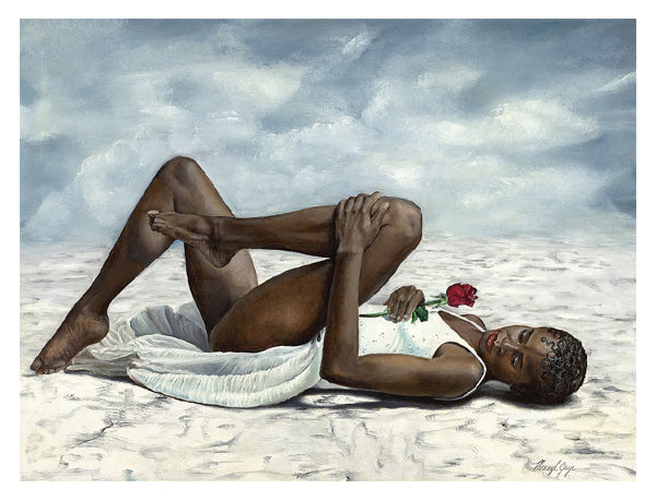 The Rose by Merryl Jaye Wall Art Décor 24 x 32 Art Print