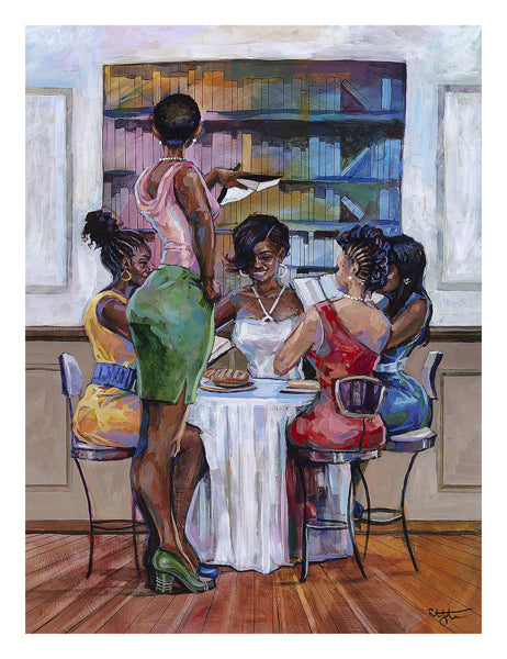 The Book Club III by Robert Jackson Wall Art Décor 26 x 20 Art Print