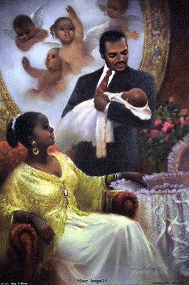 Our Little Angel by May C. Wrey Wall Art Décor 36 x 24 Art Print