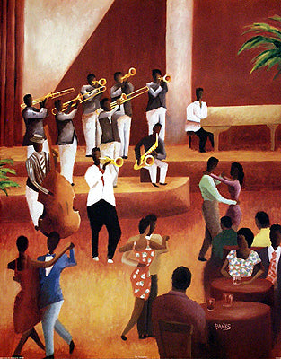 The Trumpeteer by Jason Delancey Wall Art Décor 28 x 22 Art Print