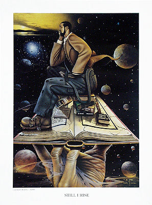 Still I Rise by Kamal Mateen Wall Art Décor 23 3/8 x 17 3/8 Art Print