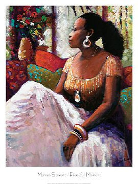 Peaceful Moment by Monica Stewart Wall Art Décor 32 x 24 Art Print