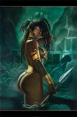 Warrior by Sterling Brown Wall Art Décor 36 x 24 Art Print