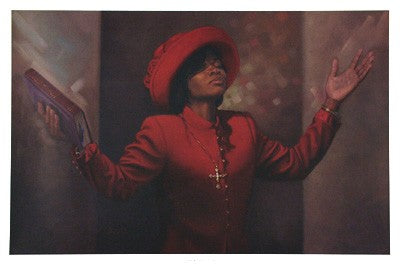 Blessed and Highly Favored by Henry Lee Battle Wall Art Décor 12 x 16 Art Print