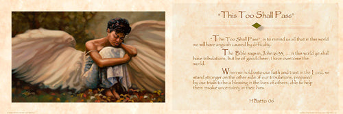 This Too Shall Pass: Statement by Henry Lee Battle Wall Art Décor 12 x 36 Art Print
