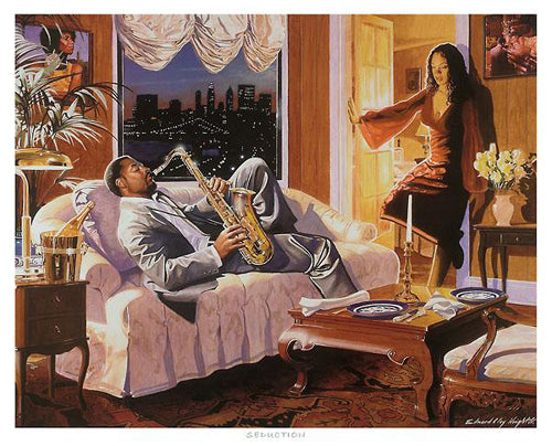 Seduction by Edward Clay Wright Wall Art Décor 26 x 32 Art Print