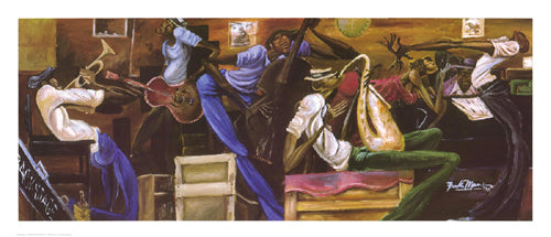 Backstage by Frank Morrison Wall Art Décor 16 1/2 x 38 1/4 Art Print