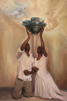 Give It All to God by WAK - Kevin A. Williams Wall Art Décor 18 x 12 Art Print