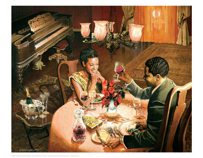 Enchanted Evening by Edward Clay Wright Wall Art Décor 14 x 18 Art Print