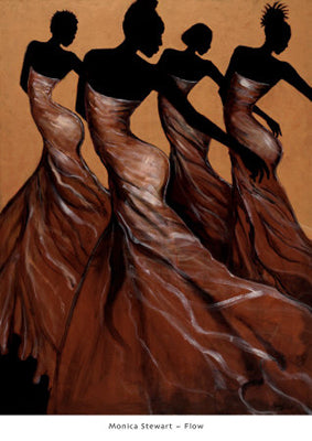 Flow by Monica Stewart Wall Art Décor 34 x 24 1/2 Art Print