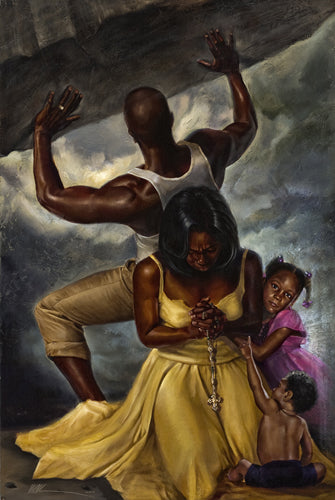 Behind Every Great Man by WAK - Kevin A. Williams Wall Art Décor 36 x 24 Art Print