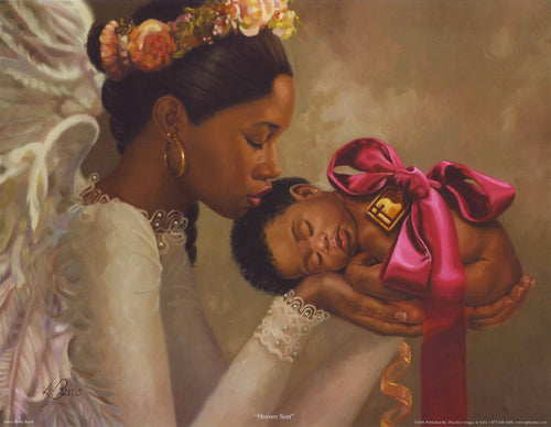 Heaven Sent Girl by Henry Lee Battle Wall Art Décor 11 x 14 Art Print