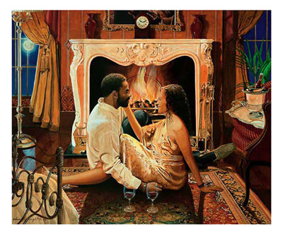 Hearts of Fire by Edward Clay Wright Wall Art Décor 24 x 30 Art Print
