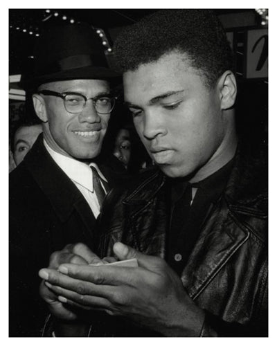 Muhammad Ali and Malcolm X, NYC, March 1, 1964 by Anon Wall Art Décor 10 x 8 Art Print