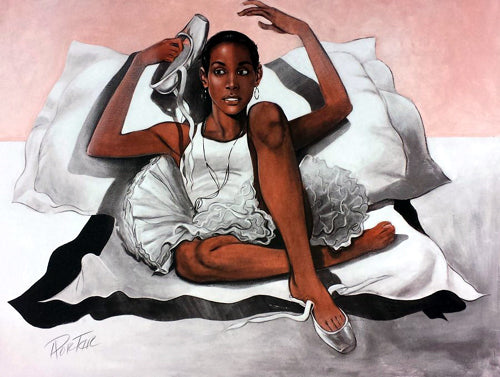 Relaxing Ballerina by Henry C. Porter Wall Art Décor 24 x 32 Art Print