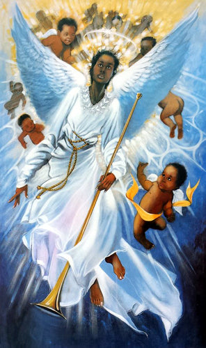Angel: Into the Light by Henry C. Porter - Serene Wall Art Print