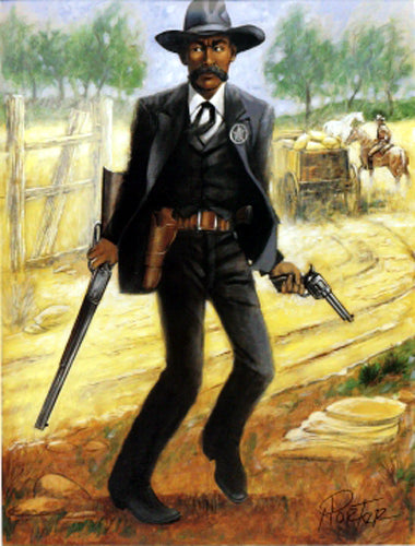 Bass Reeves Marshal by Henry C. Porter Wall Art Décor 12 x 9 Art Print