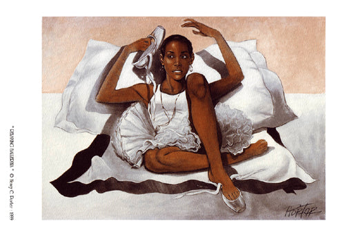 Relaxing Ballerina by Henry C. Porter Wall Art Décor 8 ¼ x 12 ¼ Art Print