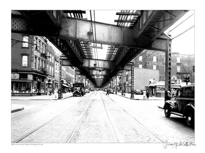 Myrtle Avenue, Brooklyn, New York, 1943 by Merlis Collection Wall Art Décor 11 x 14 Art Print