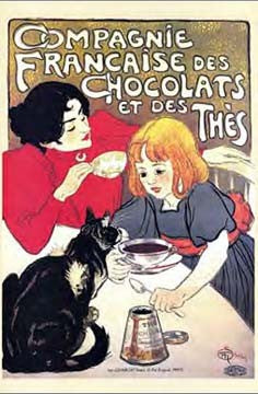 Chocolats et des Thes by Theophile Alexandre Steinlen Wall Art Décor 24 x 18 Art Print