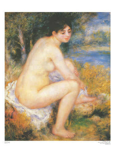 Femme Nue dans un Paysage by Pierre-Auguste Renoir Wall Art Décor 31 ½ x 23 5/8 Art Print