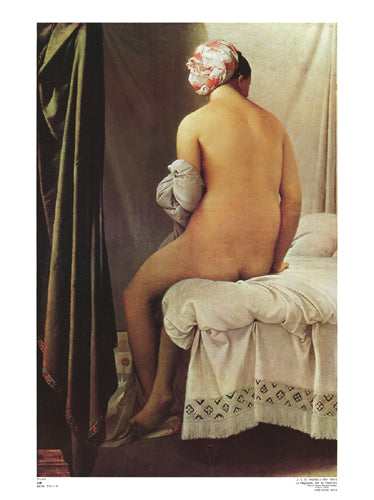 La Grande Baigneuse The Valpinçon Bather by Jean Auguste Dominique Ingres Wall Art Décor 31 ½ x 23 5/8 Art Print