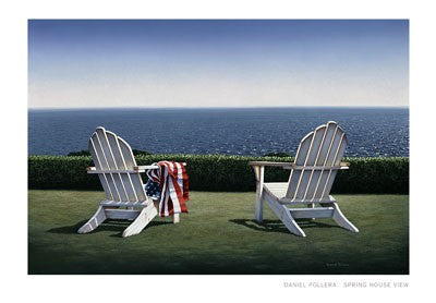 Spring House View by Daniel Pollera Wall Art Décor 11 x 15 Art Print