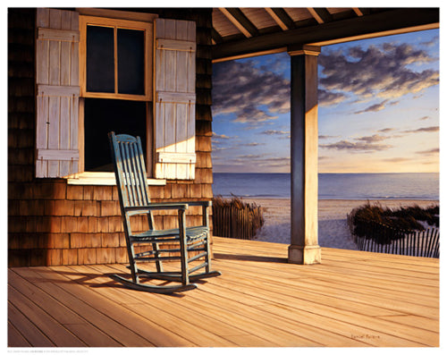 Old Rocker by Daniel Pollera Wall Art Décor 11 1/2 x 14 1/2 Art Print