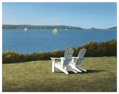 Narragansett Bay by Daniel Pollera Wall Art Décor 11 1/2 x 14 1/2 Art Print