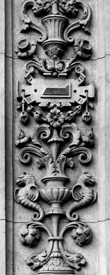 Architectural Detail No. 42 by Ellen Fisch Wall Art Décor 20 x 8 Art Print