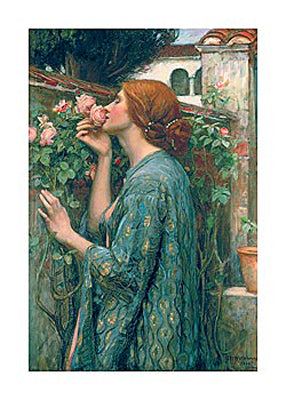 The Soul of the Rose by John William Waterhouse Wall Art Décor 27 x 20 Art Print
