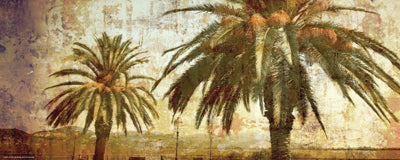 Palm Row by Anon Wall Art Décor 8 x 20 Art Print