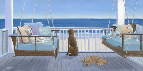 Swing Tails by Carol Saxe Wall Art Décor 10 1/2 x 20 1/2 Art Print