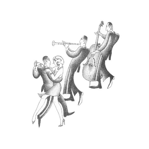 Follow the Rhythms by Roger Vilar Wall Art Décor 11 x 11 Art Print