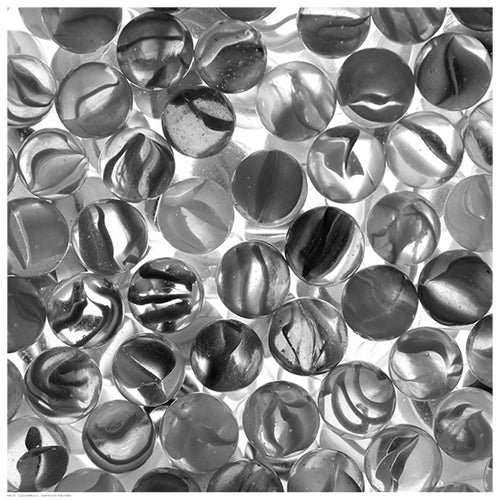 Glass Marbles II by Anon Wall Art Décor 16 1/2 x 16 1/2 Art Print