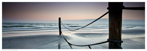 Poles at Dusk by Anon Wall Art Décor 6 ½ x 18 ½ Art Print