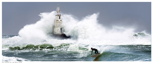 Extreme Surfer by Anon Wall Art Décor 8 ½ x 20 ½ Art Print