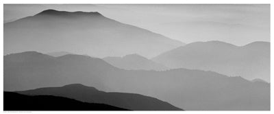 Mountain Ridges by Anon Wall Art Décor 8 x 20 Art Print
