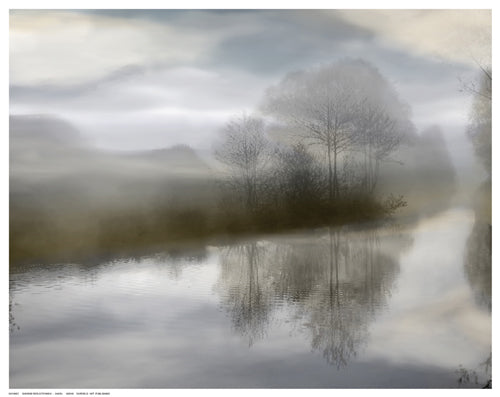 Sunrise Reflections II Color by Anon Wall Art Décor 11 ½ x 14 ½ Art Print