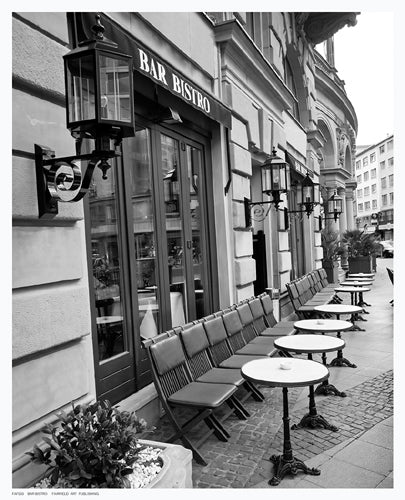 Bar Bistro by Anon Wall Art Décor 10 ½ x 8 ½ Art Print