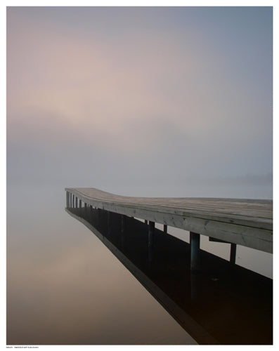 Silence at the Dock by Anon Wall Art Décor 14 ½ x 11 ½ Art Print